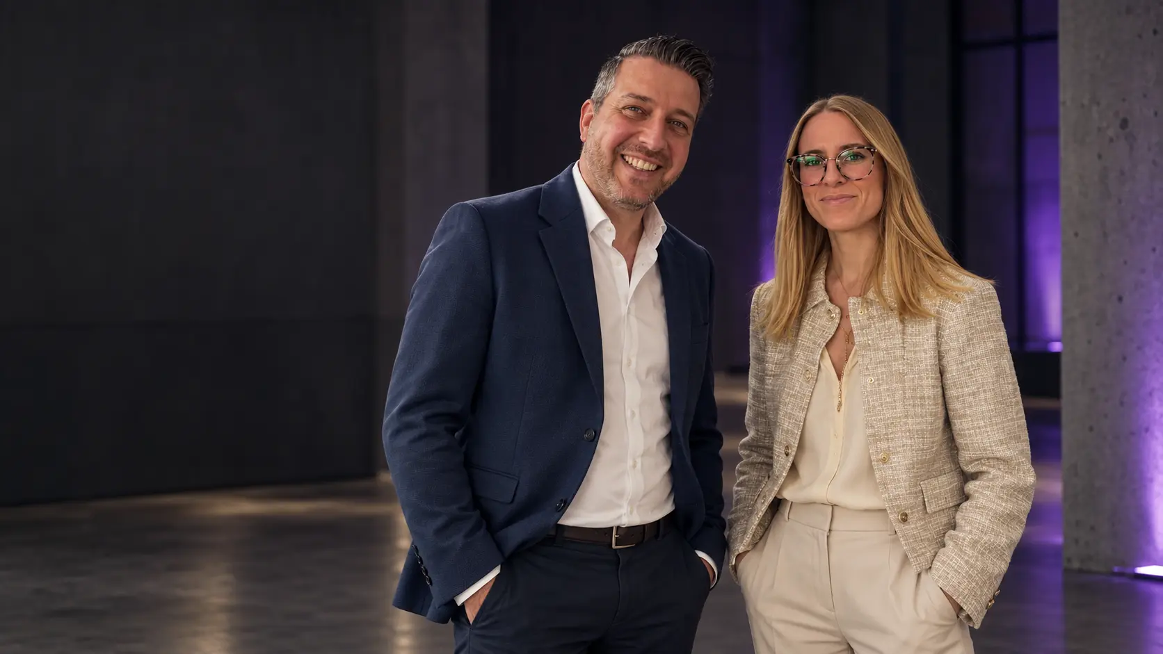 Maik Taubitz und Christina Hofmeister zusammen
